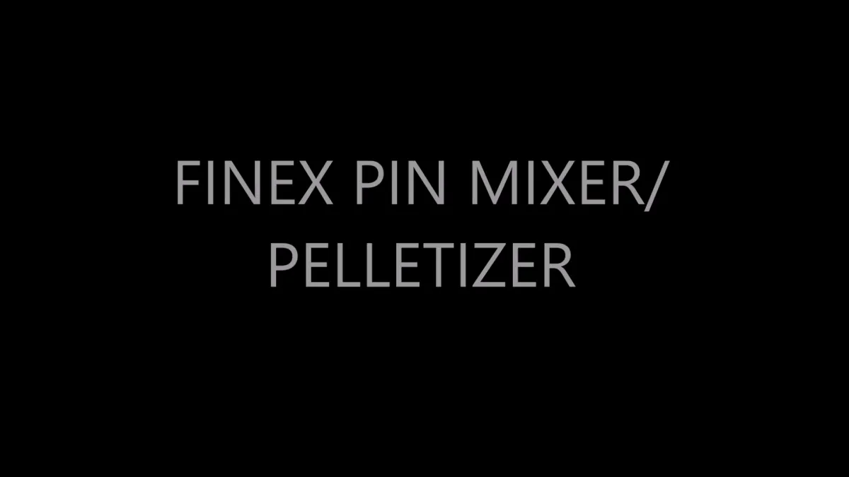Granulation Pin Mixer